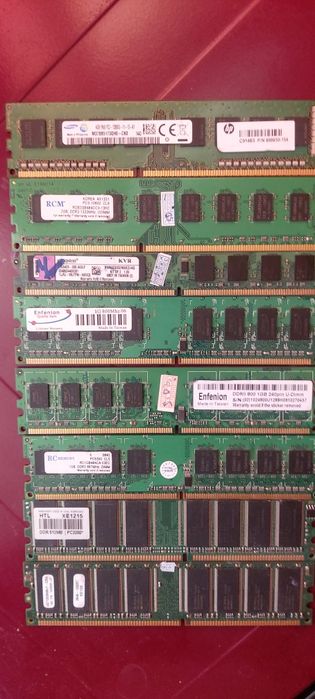 ОЗУ ддр3 8gb/1600 новая 2шт. И другие ОЗУ,процессоры.