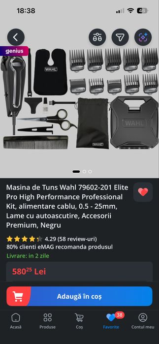 Masina de tuns whal