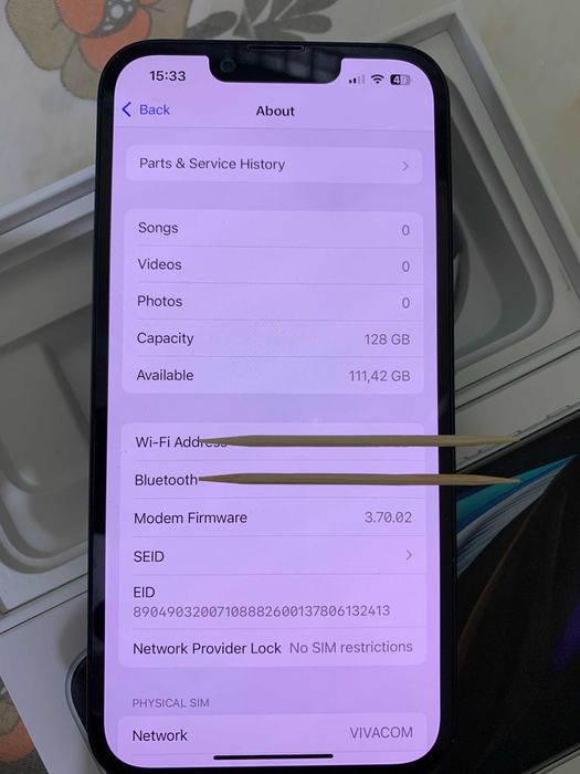 Apple iPhone 14  Midnight Blue 128Gb