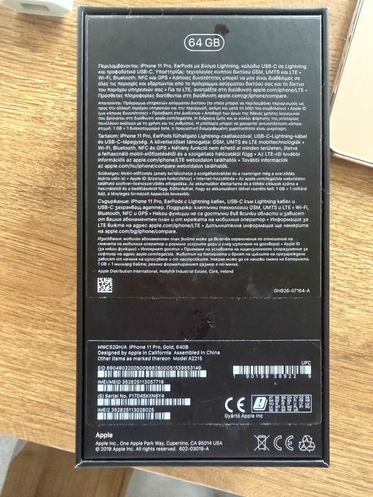 iPhone 11 Pro Gold, 64 GB