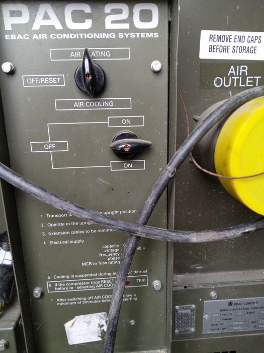 Мобилен индустриален климатик/топло и студено/