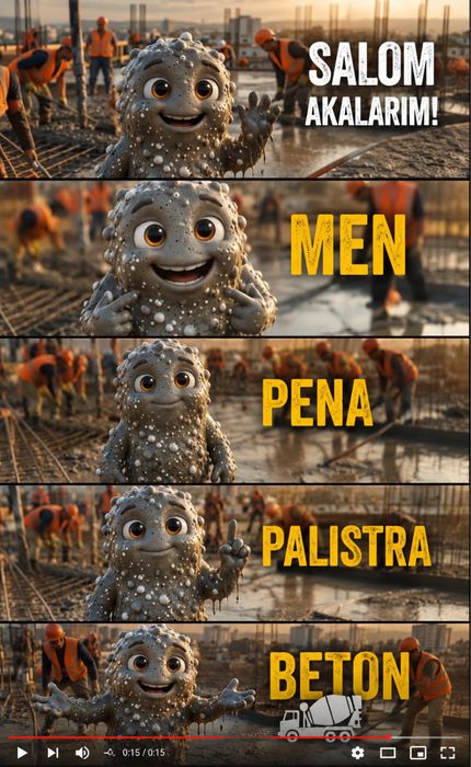 Pena beton 5 yil kafolat