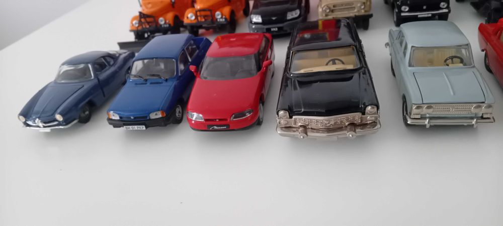 USSR, CCCP, СССР, 1:43 Moskvich, Chaika, Mercedes, Lada, ZIL 131