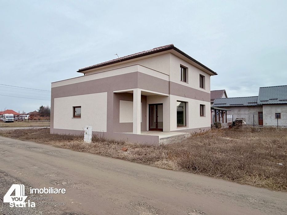 Casă nouă din 2025 semifinisată,  Curtici cartier nou, teren 500 mp