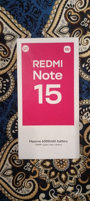 Redmi not 15 8/256 xolati ideal