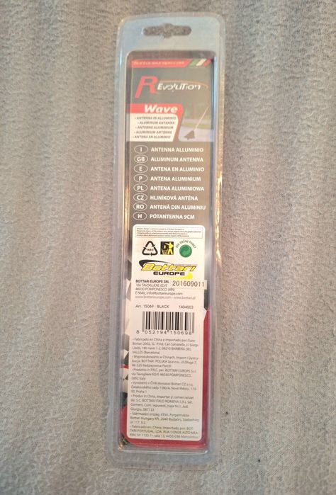 Antena auto Bottari wave 16 cm