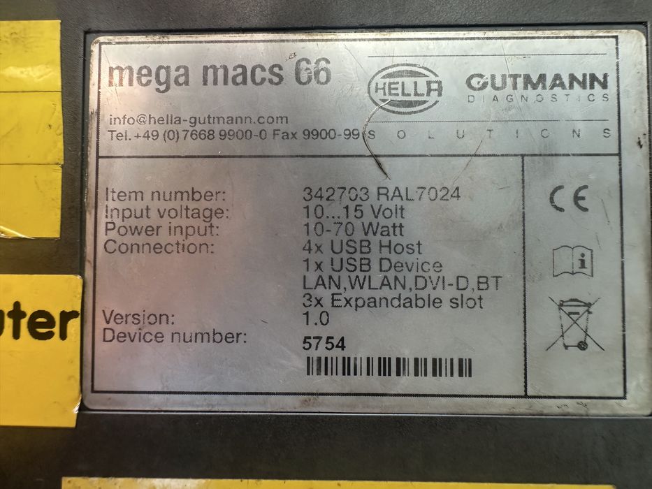 Diagnosa auto profesional mega macs 66