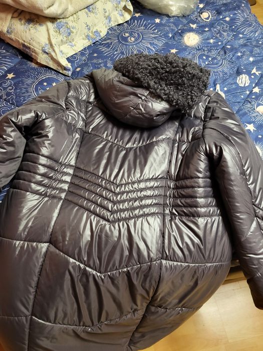 Geaca dama marimea 54 poloneza cu pana gasca