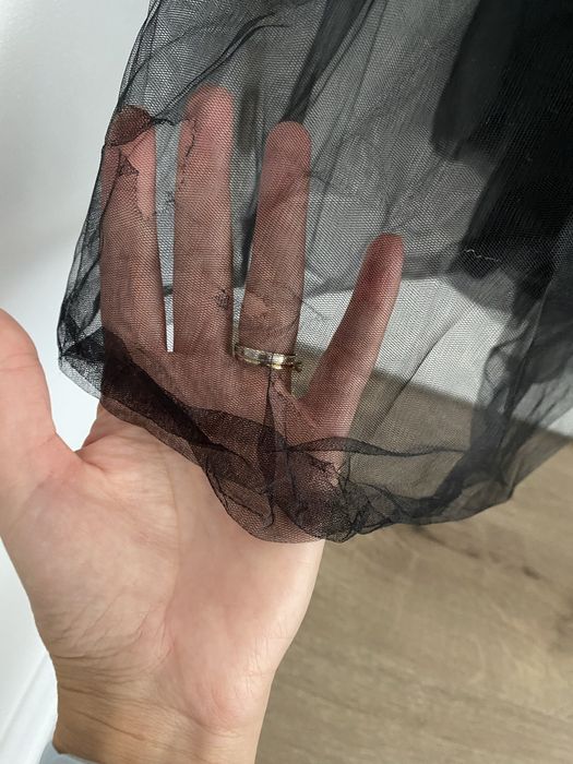 Rochie neagra lunga pentru eveniment/nunta narunea S