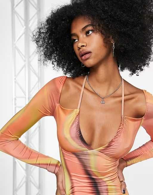 НОВА XS мини/вечерна рокля Bershka