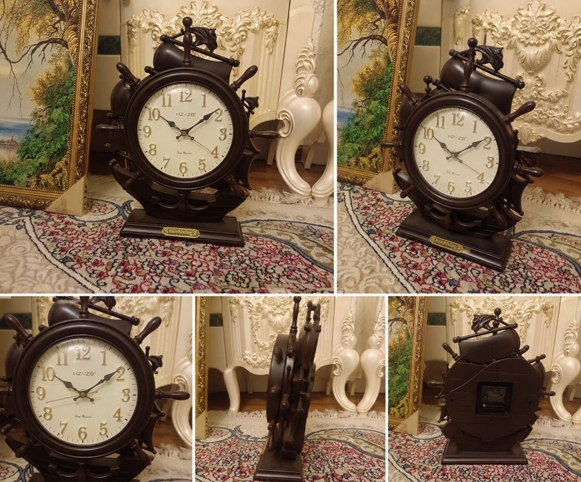 Продаются стильные настольные часы в морском стиле