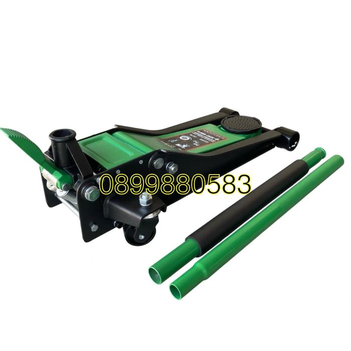 Нископрофилен крик 4 тона с две помпи и педал 70-505мм Rockforce