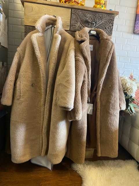 Палто камилска вълна+кашмир* teddy bear max mara Icon coat