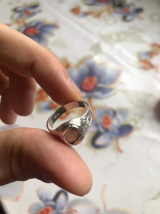Кольцо серебро 925