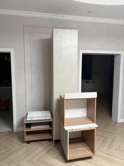 Шкаф пуфик для прихожей