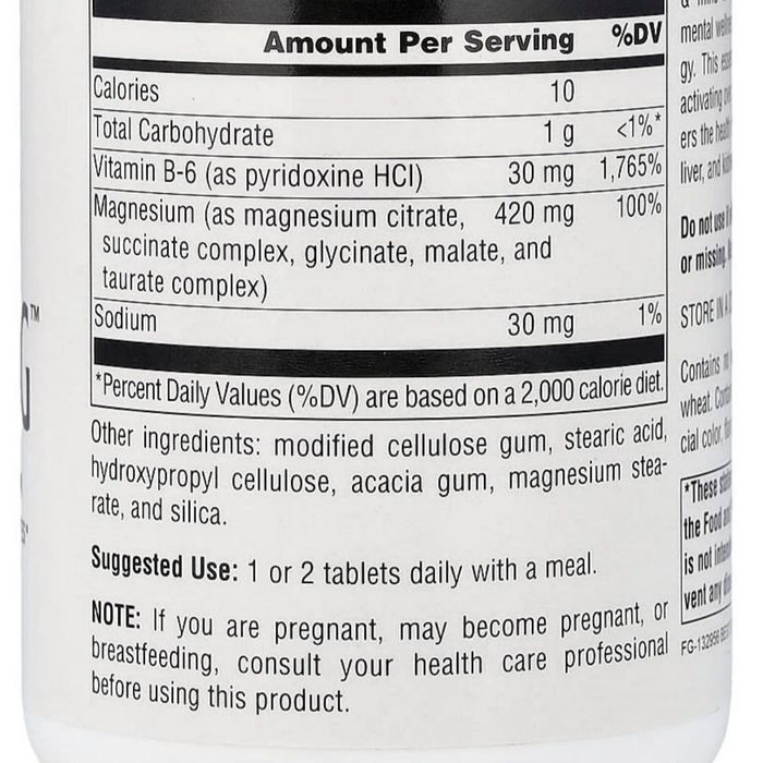 Ультра-Маг,Source Naturals,60табл.Ultra-Mag.Магний в виде цитрата магн