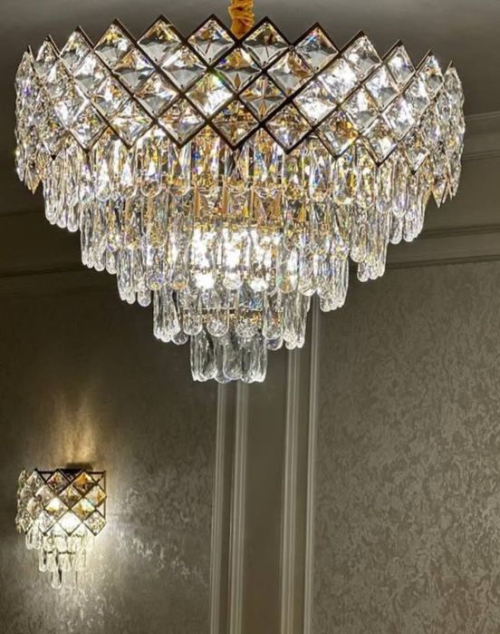 Люстра установки на елект