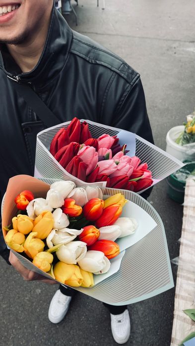 Тюльпаны 450 тг.Договоримся