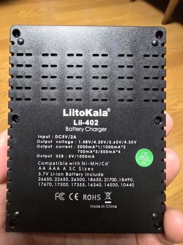 Автоматично зарядно устройство Liitokala Lii-402