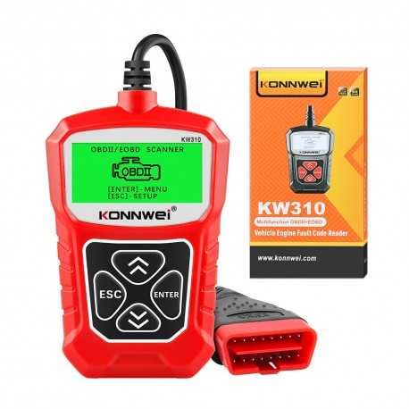Diagnoza profesionala OBD2 - KONNWEI KW310 - Afisare Erori, Resetari