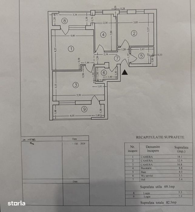 0% | Apartament 3 camere, 83 mp, doua balcoane & doua bai | zona Ferdi