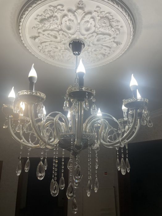 Люстры бу хорошее состояние.  Тяжелые