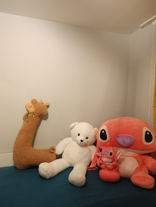 Гигантски плюшен Стич, Лило и гигантски бял мечок  плюшен