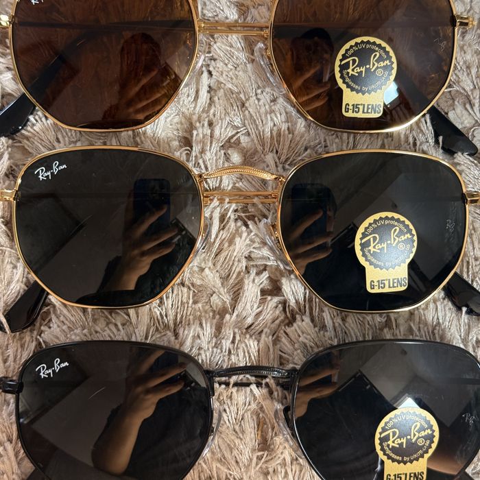 RayBan Hexagonal Fade / Brown / Blue / Black