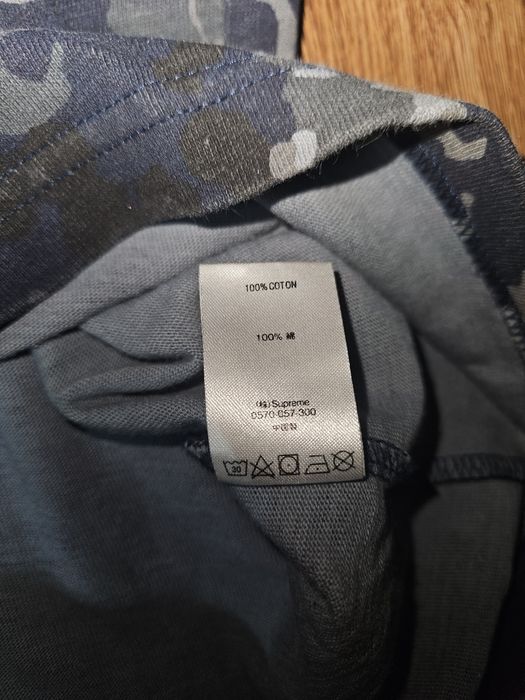 ОРИГИНАЛНА Supreme S/S Pocket Tee Navy German Camo