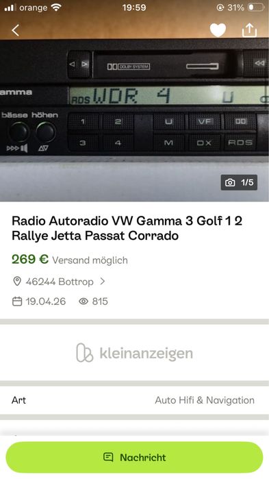 Radio Gamma Volkswagen