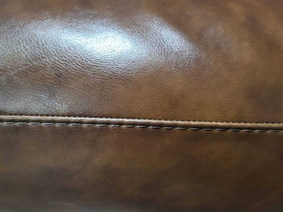 Кафява кожена лежанка - 100 % естествена кожа