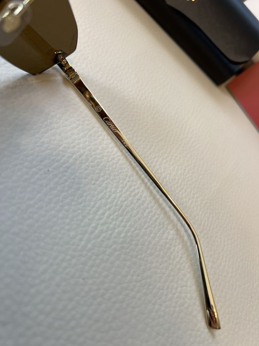 Cartier CT0474S ochelari de soare rimless inlocuire rame vedere