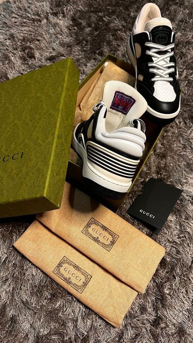Gucci Basket Low-Top Sneakers
