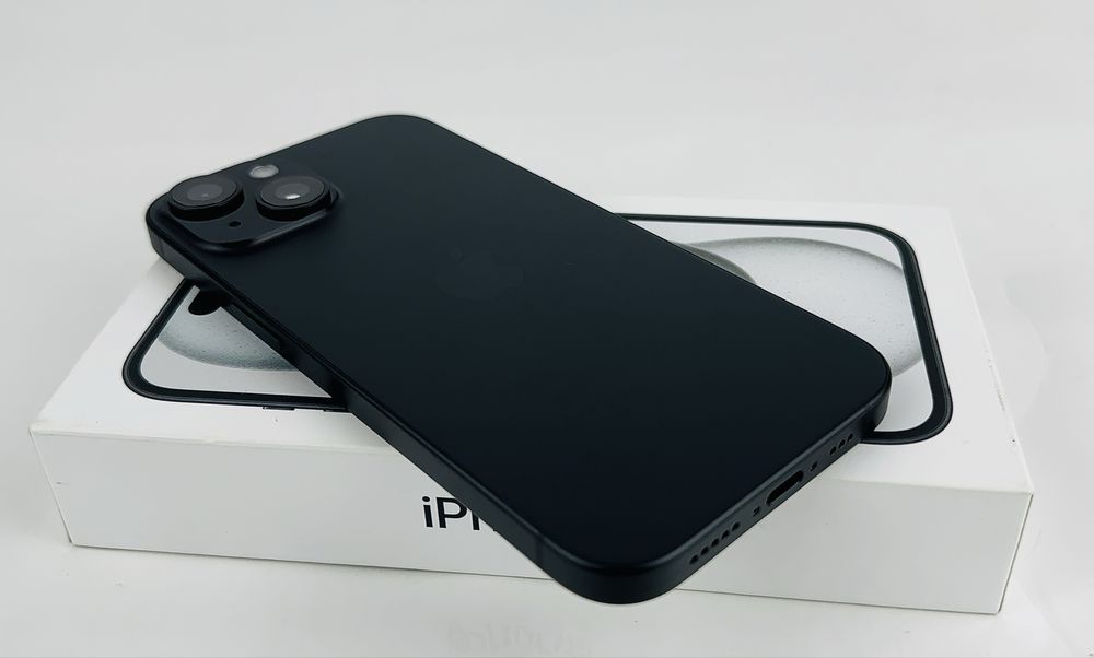 Apple iPhone 15 128GB Black 100% Батерия! Гаранция!