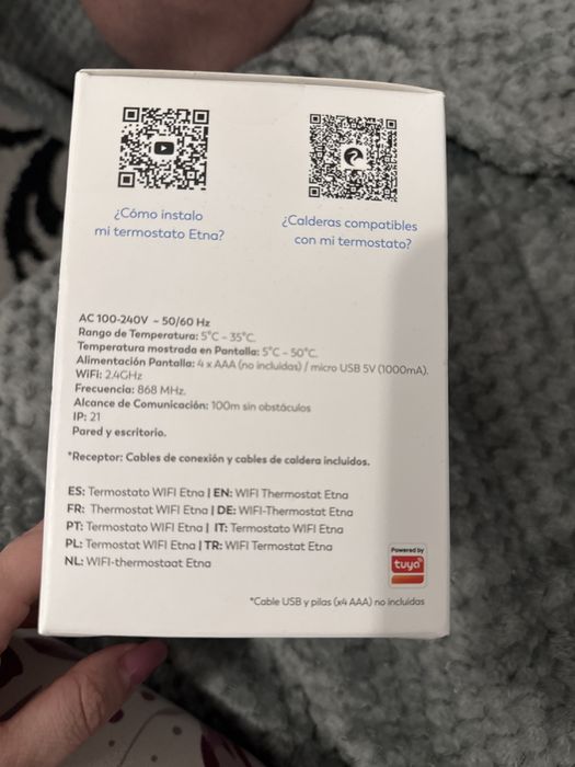 Termostat garza wifi etna