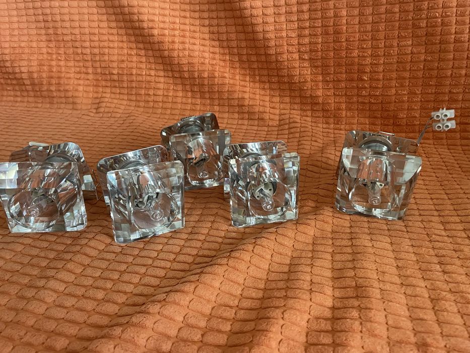 Spot incastrat Klausen, sticla transparenta