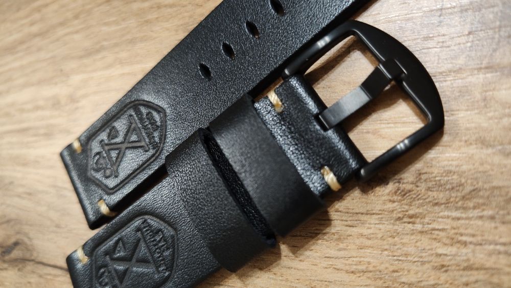 Каишка за часовник 24 mm, естествена кожа, чисто нова