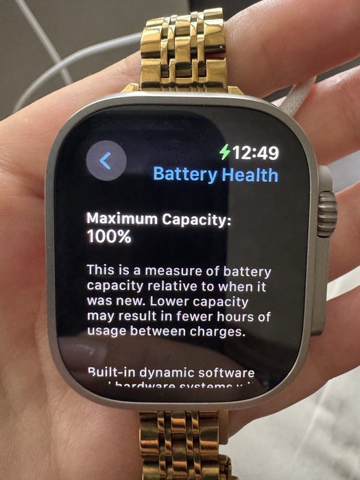 100% battery Apple Watch Ultra 2 Без забележки!