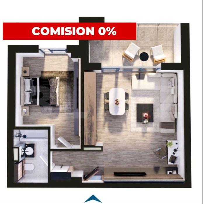 Comision 0 | Apartament de vanzare, cu 2 camere, 56 mp, zona Torontalu