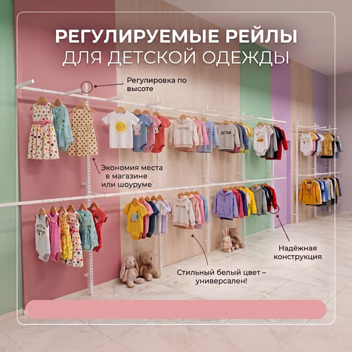 Регулируемые рейлы.