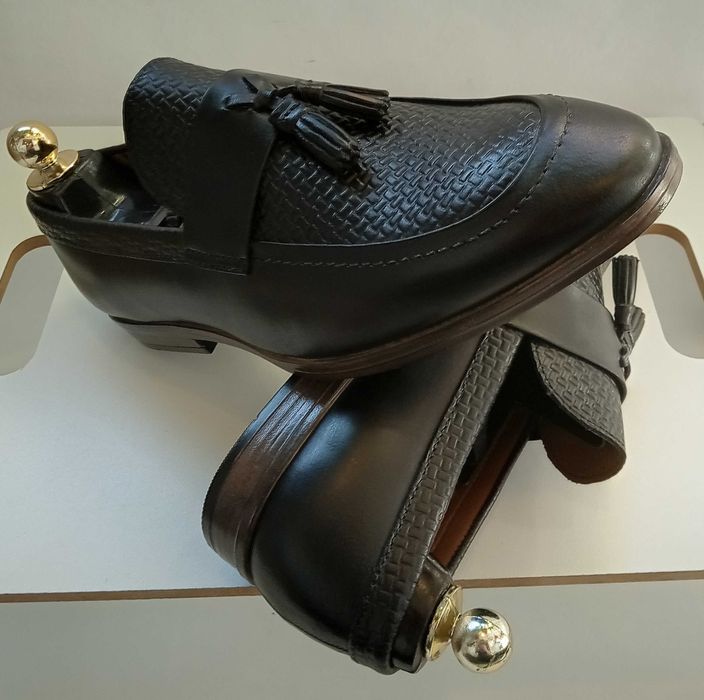 Pantofi loafers premium River Island Portugal 43 piele naturala