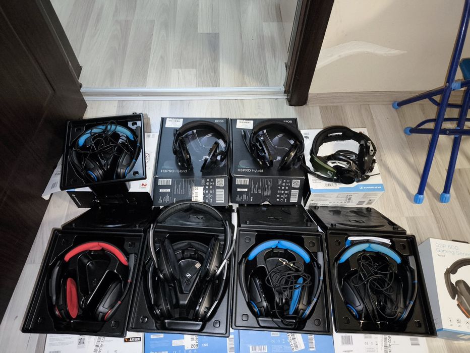 Геймърски слушалки sennheiser за части/ремонт