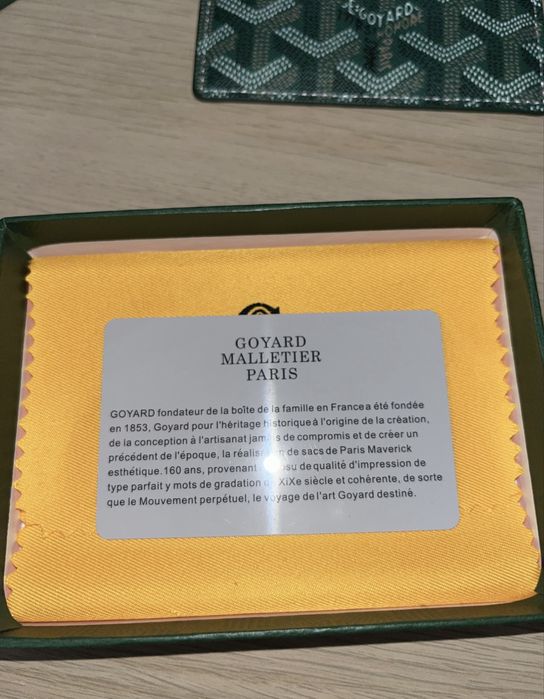 Portofel GoYard Verde pentru carduri