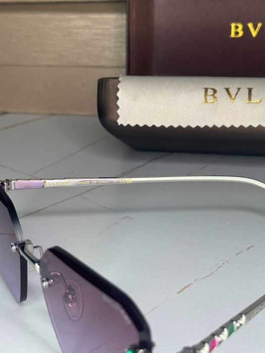 Ochelari de soare Bvlgari argintiu mov