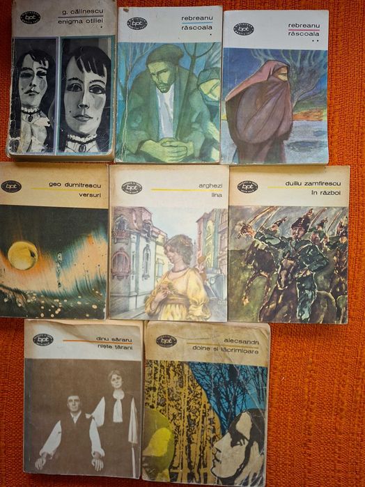 Carti beletristica (vechi) -  Lot 2- 12   (buc = 8)