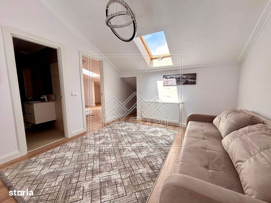 Penthouse de lux cu 5 camere, loc de parcare, ansamblu nou