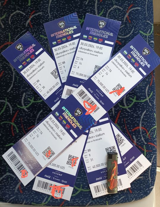 Bilet Futbol Ozbekiston va Venesuela