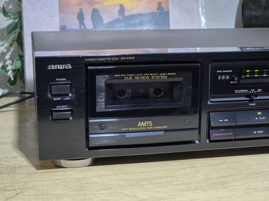 Casetofon deck AIWA AD-F410, stereo hifi  ,amts, bias , made in Japan