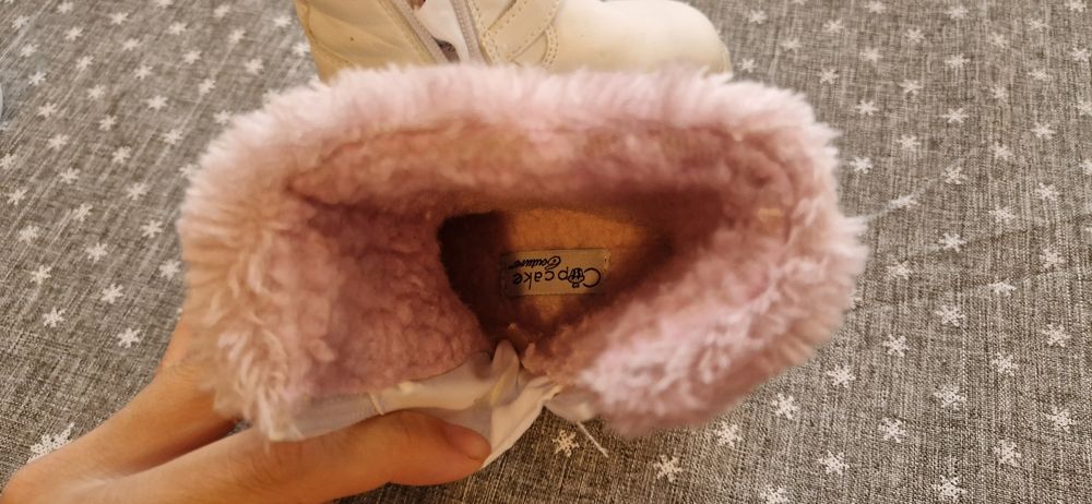 Детски ботуши с пух