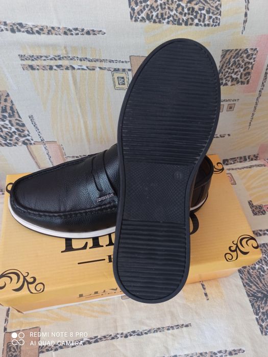 Мужские кожаные мокасины. Производство фабричный Пекин.